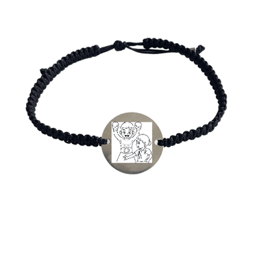 Pulsera Tejida Negra - Atesorame
