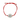 Pulsera Hilo Medalla 18mm roja - Atesorame