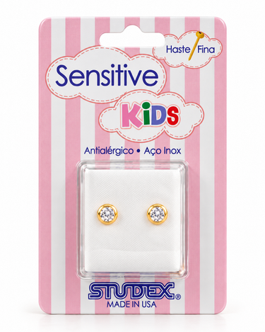 AROS SENSITIVE KIDS - BISEL ZIRCONIA 3MM - Atesorame