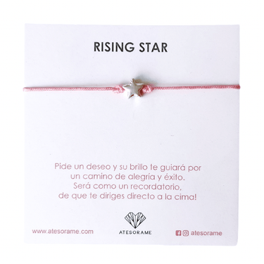 Pulsera Mini Star Hilo Rosado - Atesorame