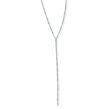 COLLAR CASCADA XL PLATA - Atesorame
