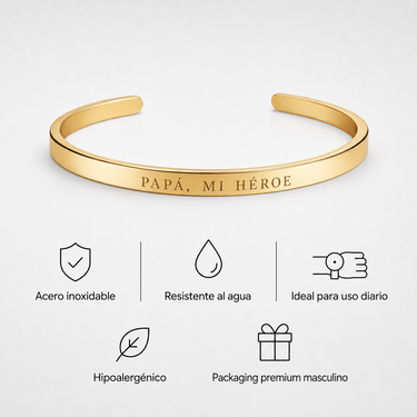 Esclava Personalizada 4mm Gold
