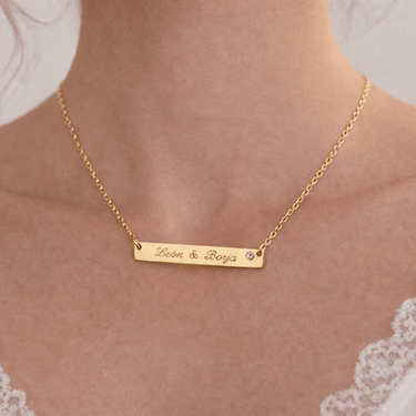 Collar Personalizado London Gold - Atesorame