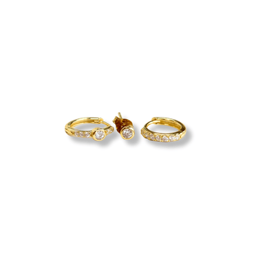 Set Aros Mia Gold - Atesorame