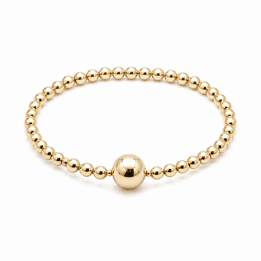 Pulsera Domo oro 14K - Atesorame