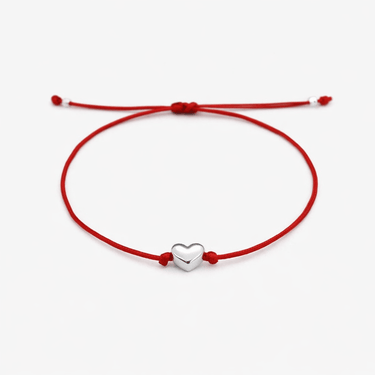 Pulsera Corazón mini hilo rojo - Atesorame