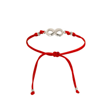 Pulsera Hilo Seda Infinite Roja - Atesorame