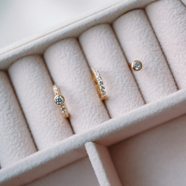 Set Aros Mia Gold - Atesorame