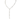 Collar Moissanita Elena Lariat Gold - Atesorame