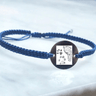 Pulsera Personalizada Tejida Azul - Atesorame