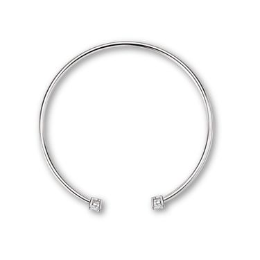 Esclava Moissanita Punto De Luz Silver - Atesorame