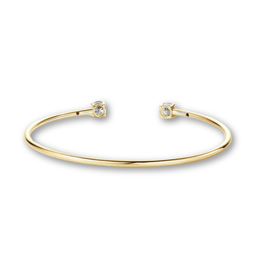 Esclava Moissanita Punto De Luz Gold - Atesorame