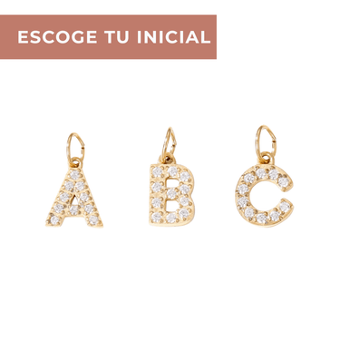 Charm Inicial Shine Gold - Atesorame