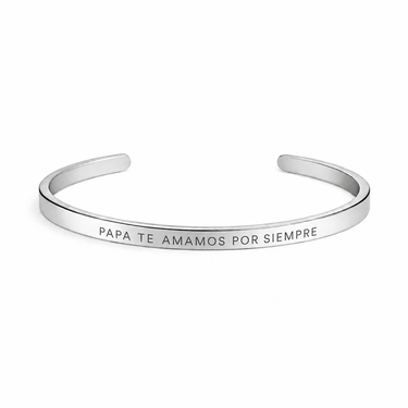 Esclava Personalizada 4mm Plata - Atesorame