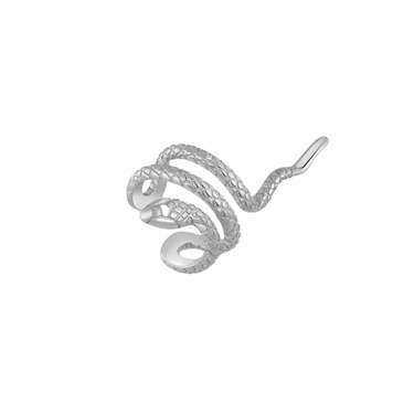 Earcuff Serpiente Silver