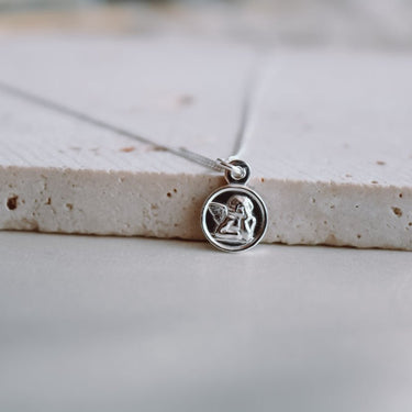 Collar Ángel de la Guarda Plata Petite - Atesorame