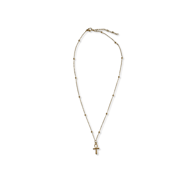 Collar Cruz Egipcia Gold - Atesorame