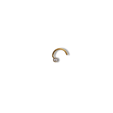 Piercing Nariz Titanio Shine Gold - Atesorame