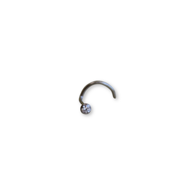 Piercing Nariz Titanio Shine Silver - Atesorame