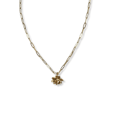 Collar Flor de Loto tridimensional Gold - Atesorame