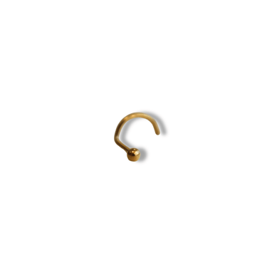Piercing Nariz Titanio Dot Gold - Atesorame