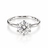 Anillo Moissanita Solitario 1,0 Quilate - Atesorame