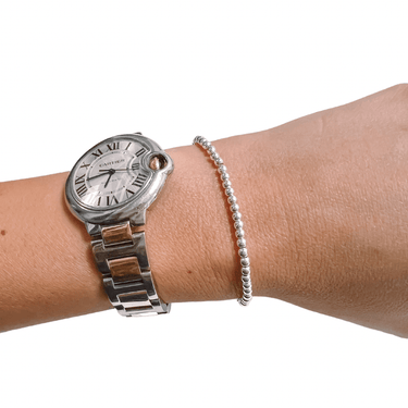 PULSERA BALL ELASTICADA 3mm - Atesorame