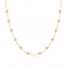 Collar Moissanita Elena Gold 20 - Atesorame