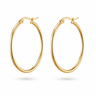 Argollas Slim 40mm Gold - Atesorame
