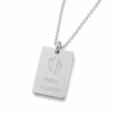 Collar Medalla Naval Plata 925
