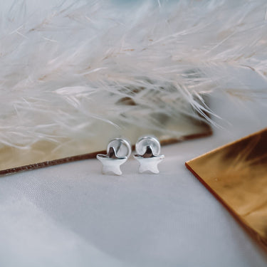 Aros Abridores Plata Star - Atesorame