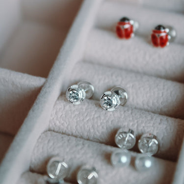 Aros Abridores Plata Punto de Luz - Atesorame