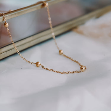 Cadena 45 cm Dots Acero - Atesorame