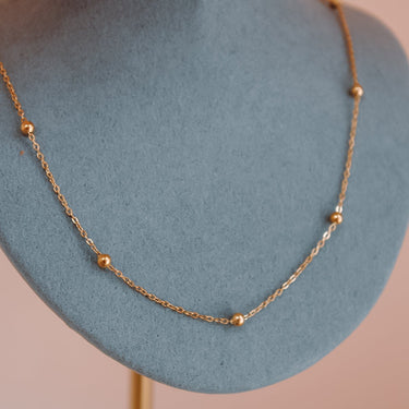 Cadena 45 cm Dots Acero - Atesorame