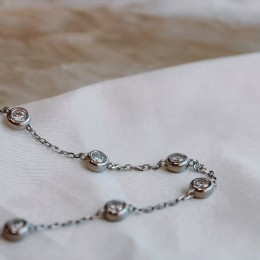 Collar Moissanita Elena Silver 20