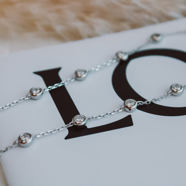 Collar Moissanita Elena Silver 20