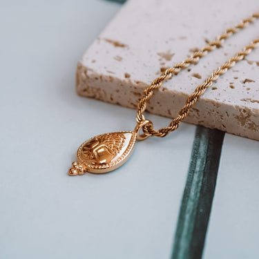 Collar Medalla Árbol de la Vida Gold - Atesorame