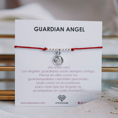 Pulsera Angel De La Guarda Hilo Rojo Petite