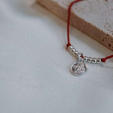 Pulsera Angel De La Guarda Hilo Rojo Petite