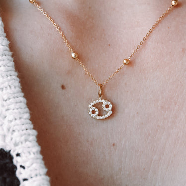 Collar Zodiac Cadena Dots - Atesorame