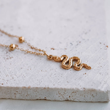 Collar Snake Gold - Atesorame