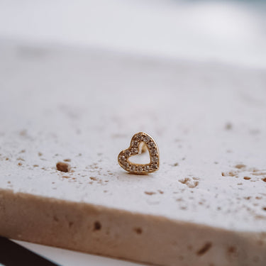 Piercing Heart Shine Gold