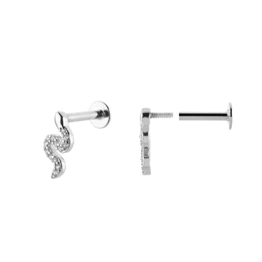 Piercing Snake Silver Tope Plano