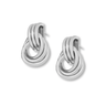 Aros Oversize Twist Silver - Atesorame