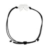 Pulsera Hilo Seda Twins Negra - Atesorame