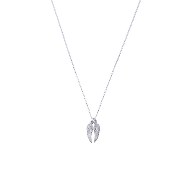 Silver Guardian Angel Necklace