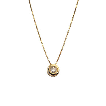 Light point necklace 18K yellow gold