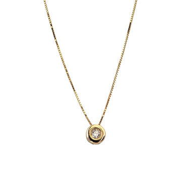 Light point necklace 18K yellow gold