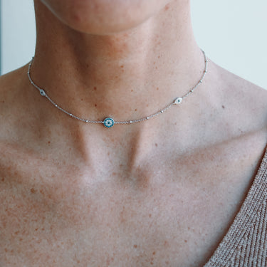 Silver Protection Choker