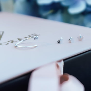 Piercing Nariz Cristal 1mm